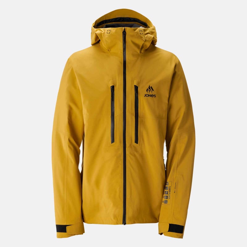 Jones Men's Shralpinist Stretch Recycled Jacket in the Sunrise Gold colorway