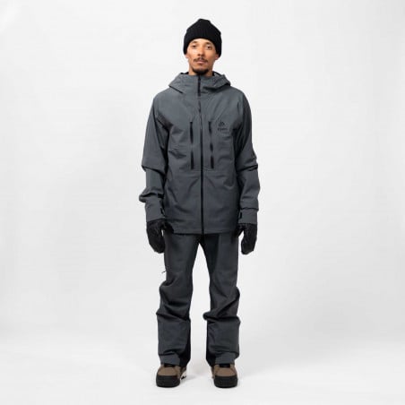Jones Men's Shralpinist Stretch Recycled Jacket in the Stealth Black colorway