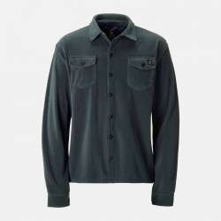 Men's December Recycled Fleece Shirt in the Dawn Blue colorway.