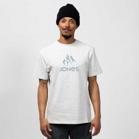 Jones Truckee Organic Cotton Tee in the Mineral Gray colorway