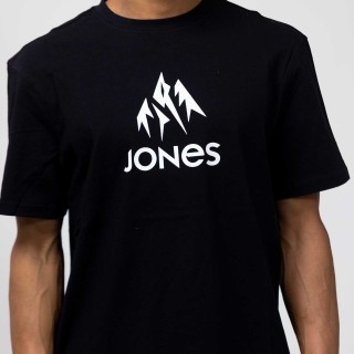 Jones Truckee Organic Cotton Tee in the Stealth Black colorway