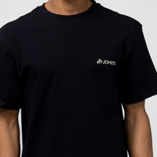 Jones Sierra Organic Cotton Tee in the Stealth Black colorway