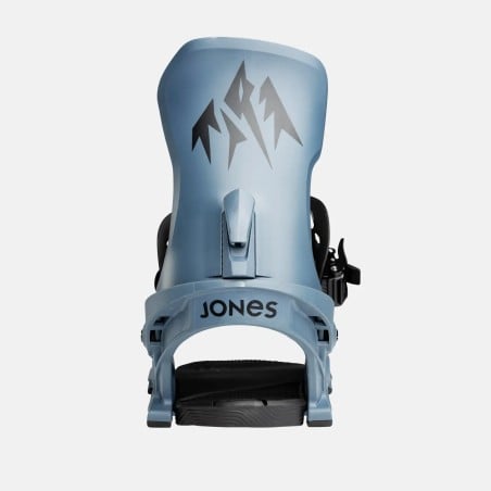 Jones Men's Meteorite Snowboard Binding 2025 in the Eclipse Black colorway - Back view