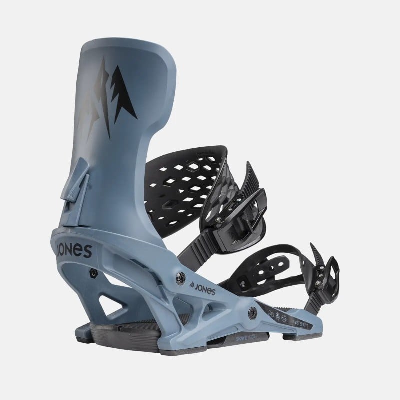 Jones Men's Meteorite Snowboard Binding 2025 in the Blue colorway - Back view