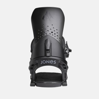 Jones Men's Orion Snowboard Binding 2025 in Eclipse Black colorway - Highback view