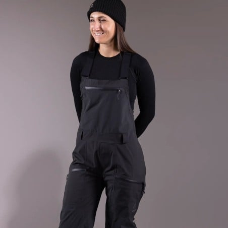 Women's MTN Surf Recycled Bibs 2025 - Stealth Black
