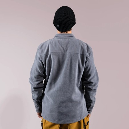 Men's December Recycled Fleece Shirt 2025 - Stone Gray