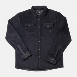 December fleece shirt - black, front
