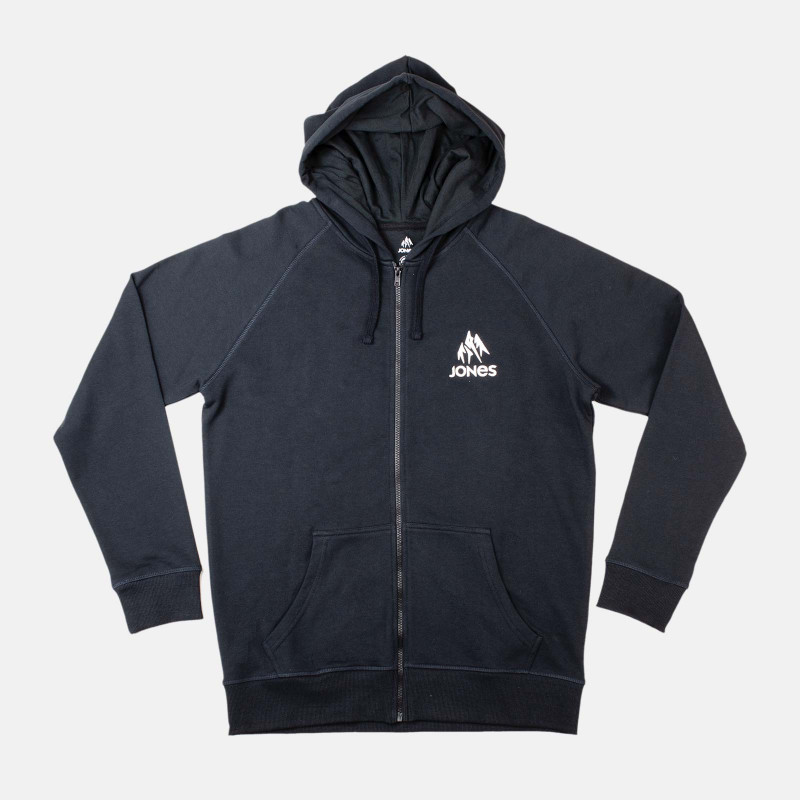 Truckee hoodie zip - black