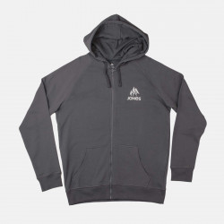 Truckee hoodie zip - gray