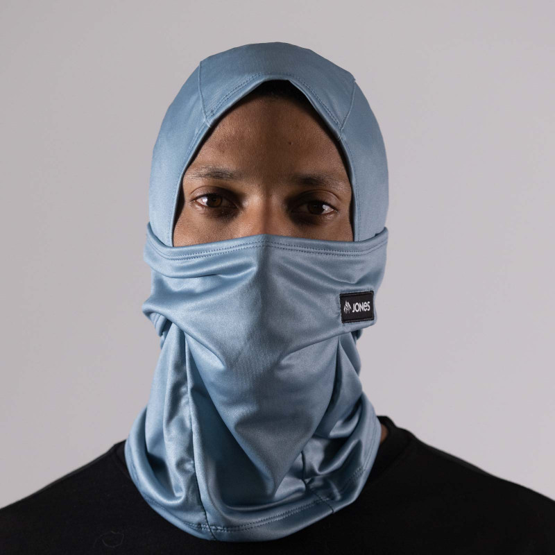 Recycled Balaclava in Ash Blue color