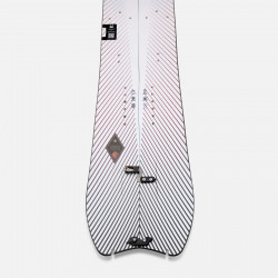 Jones Men's Stratos Splitboard 2024 tail details with Quick Tension Tail Clip notches